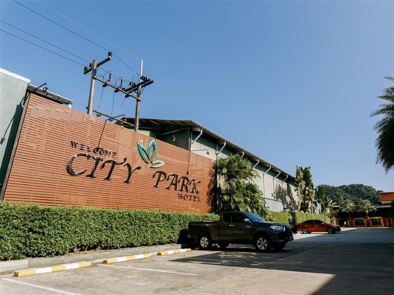 City Park Hotel Phatthalung Bagian luar foto